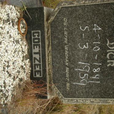 COETZEE D.J.J. 1891-1959