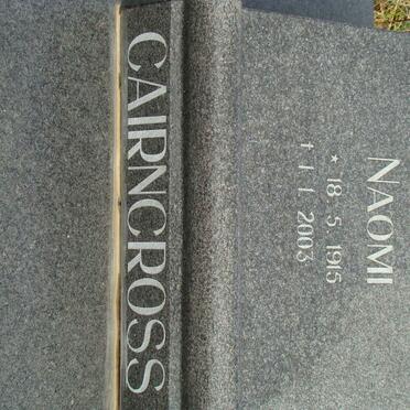 CAIRNCROSS Naomi 1915-2003