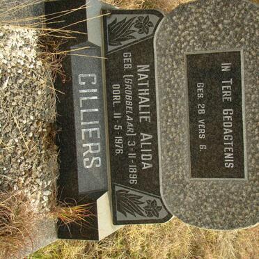 CILLIERS Nathalie Alida nee GROBBELAAR 1896-1976