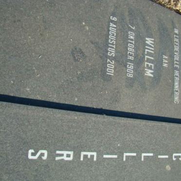 CILLIERS Willem 1908-2001 &amp; Katie 1906-1996