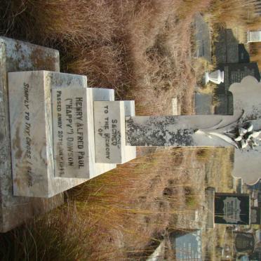 DAWSON Henry Alfred Paul -1948