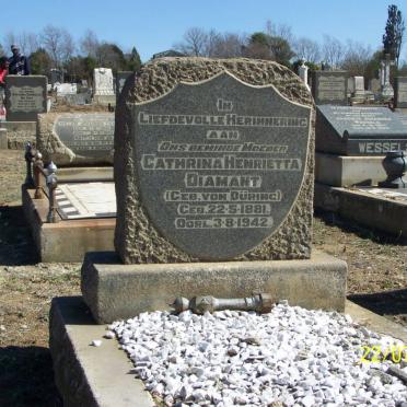DIAMANT Cathrina Henrietta nee VON DÜRING 1881-1942