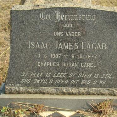 EAGAR Isaac James 1907-1977