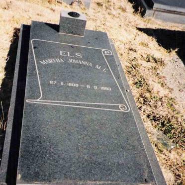 ELS Martha Johanna M.C. 1908-1993