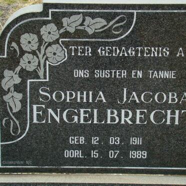 ENGELBRECHT Sophia Jacoba 1911-1989
