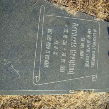 GREYLING C.J. 1911-1994