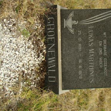 GROENEWALD Lukas Marthinus 1897-1976