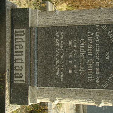 GELDENHUYS Adriaan Hendrik 1907-1951