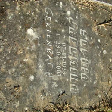 GERTENBACH Luke Gavie 1929-2002 &amp; Sophia Jacomina 1933-2003