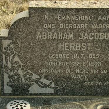 HERBST Abraham Jacobus 1885-1963