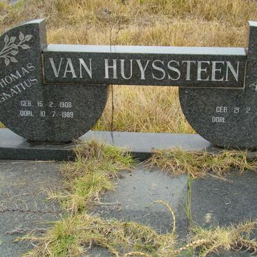 HUYSSTEEN Thomas Ignatius, van 1908-1989 &amp; Aletta Adriana 1914-