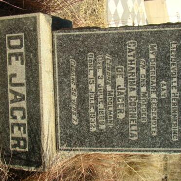 JAGER Catharina Cornelia, de nee MOOLMAN 1888-1932