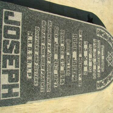 JOSEPH Rosie nee Muller 1894-1927