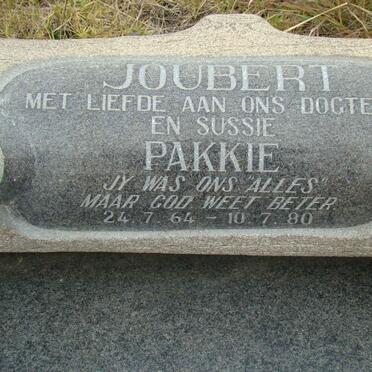 JOUBERT Pakkie 1964-1980