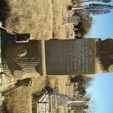 JAGER Johannes Frederik, de 1851-1920