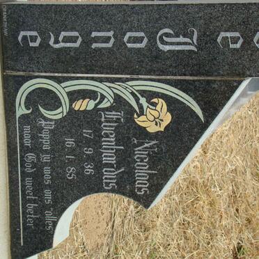 JONGE Nicolaas Evenhardus, de 1936-1985