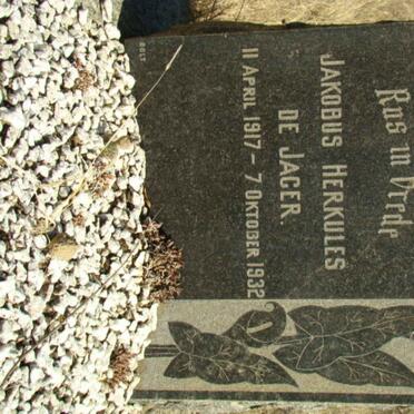 JAGER Jakobus Herkules, de 1917-1932