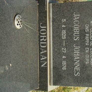 JORDAAN Jacobus Johannes 1929-1978