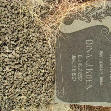 KOEN Dina J. 1892-1967