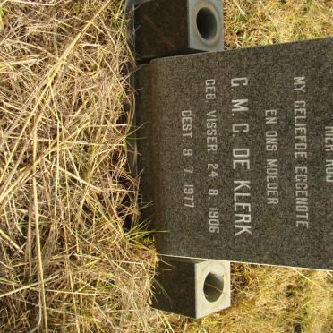 KLERK C.M.C., de nee VISSER 1906-1977