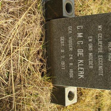 KLERK C.M.C., de nee VISSER 1906-1977