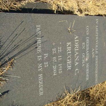 KRUGER Adriana C. 1913-2004