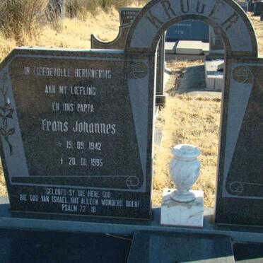 KRUGER Frans Johannes 1942-1995