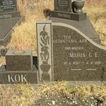 KOK Maria G.E. 1897-1981
