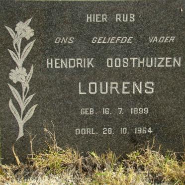 LOURENS Hendrik Oosthuizen 1899-1964