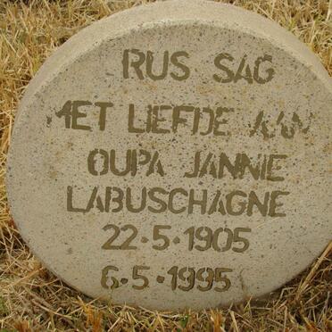 LABUSCHAGNE Jannie 1905-1995