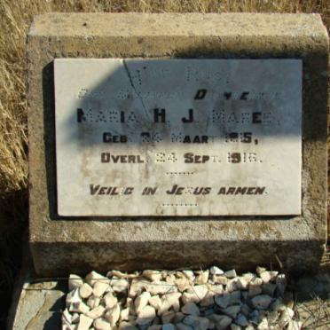 MAREE Maria J. 1915-1916