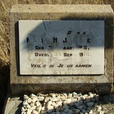 MAREE Maria J. 1915-1916