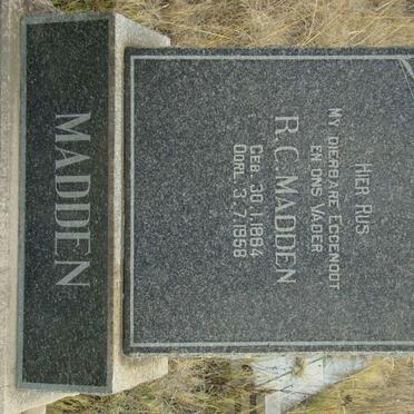 MADDEN R.C. 1884-1958