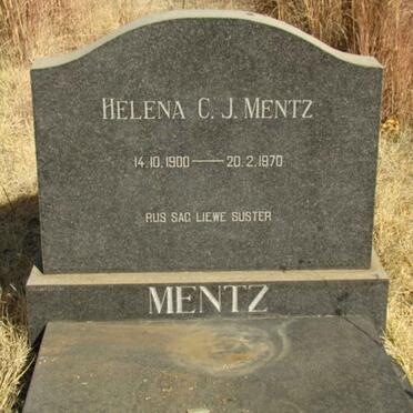 MENTZ Helena C.J. 1900-1970