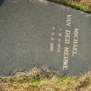 MERWE Michael, van der 1950-1990