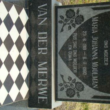 MOOLMAN Maria Johanna 1918-1980