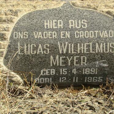 MEYER Lucas Wilhelmus 1891-1965