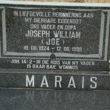MARAIS Joseph William 1924-1999