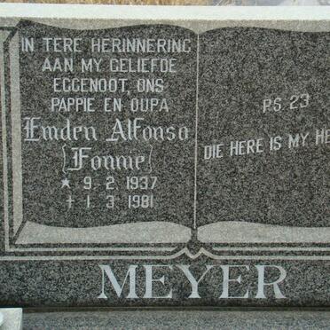 MEYER Emden Alfonso 1937-1981