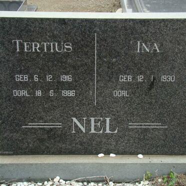 NEL Tertius 1916-1986 &amp; Ina 1930-