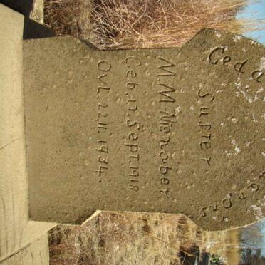 NIENABER M.M. 1918-1934