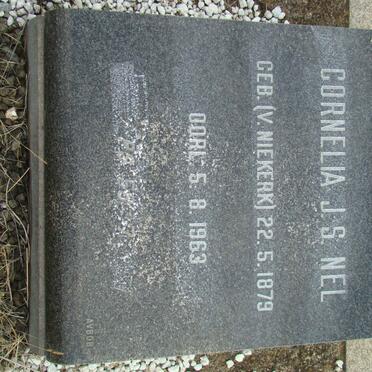NEL Cornelia J.S. nee VAN NIEKERK 1879-1963