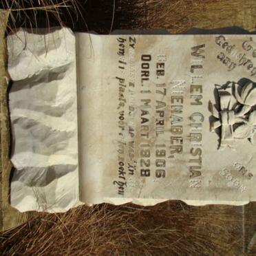 NIENABER Willem Christian  1906-1928