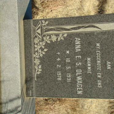 OLWAGEN Anna E.S. 1931-1978