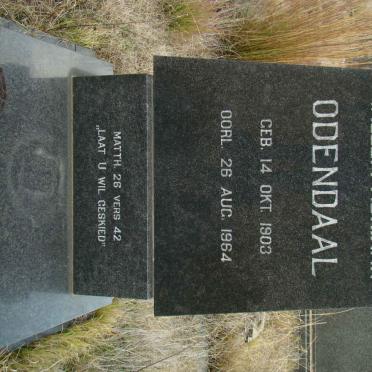 ODENDAAL Willem Adriaan 1903-1964