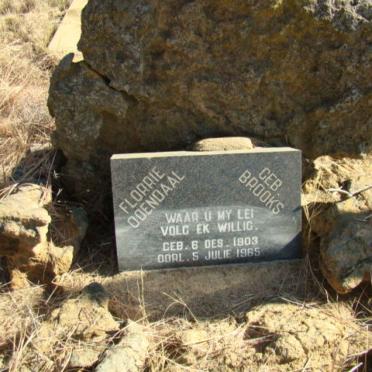 ODENDAAL Florrie nee BROOKS 1903-1965