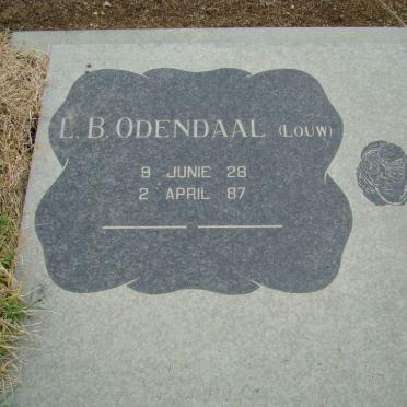 ODENDAAL L.B. 1928-1987