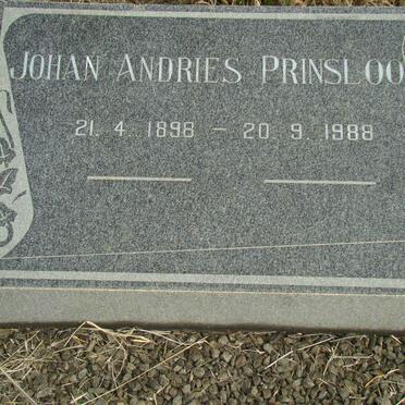 PRINSLOO Johan Andries 1898-1988