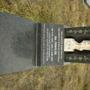 PRINSLOO Ina 1949-1960