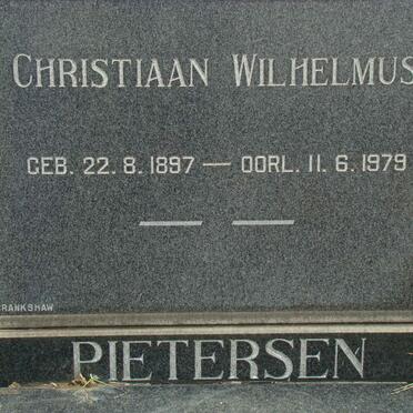 PIETERSEN Christiaan Wilhelmus 1897-1979